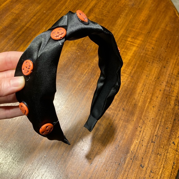 Halloween jack o lantern embellished headband